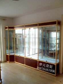 旋转展架 玻璃柜台 晋江精品展示柜 晋江钛合金货架价格 厂家 图片
